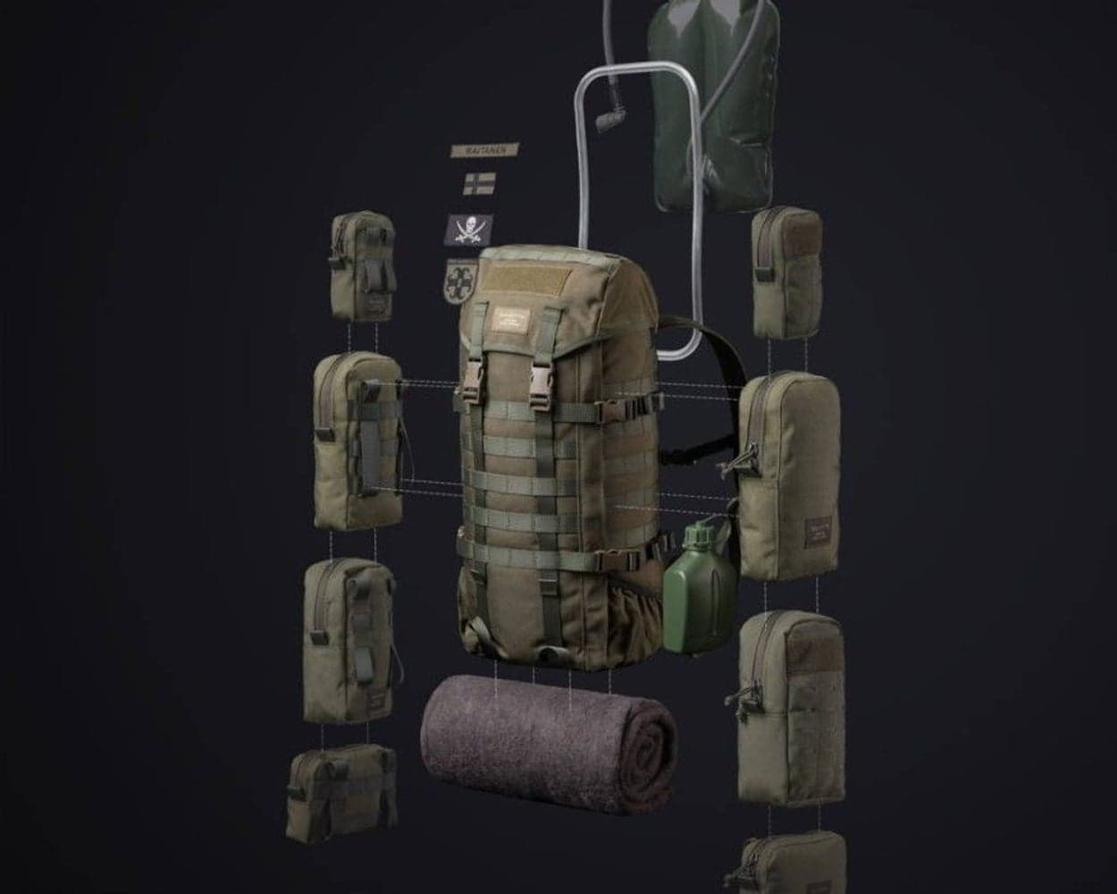 Jääkäri M 30L M05 Camo, view: 8