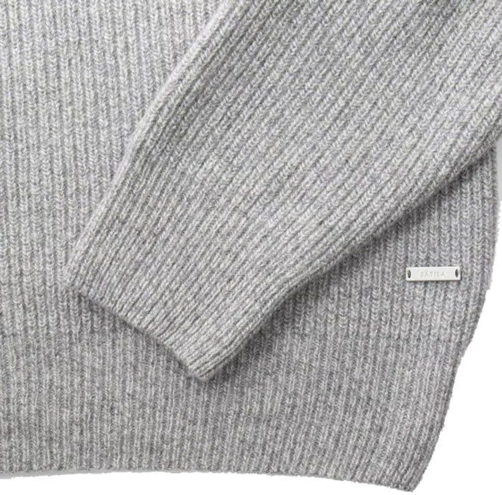 Sätila W's Surteby Polo Sweater Grey Melange, view: 2