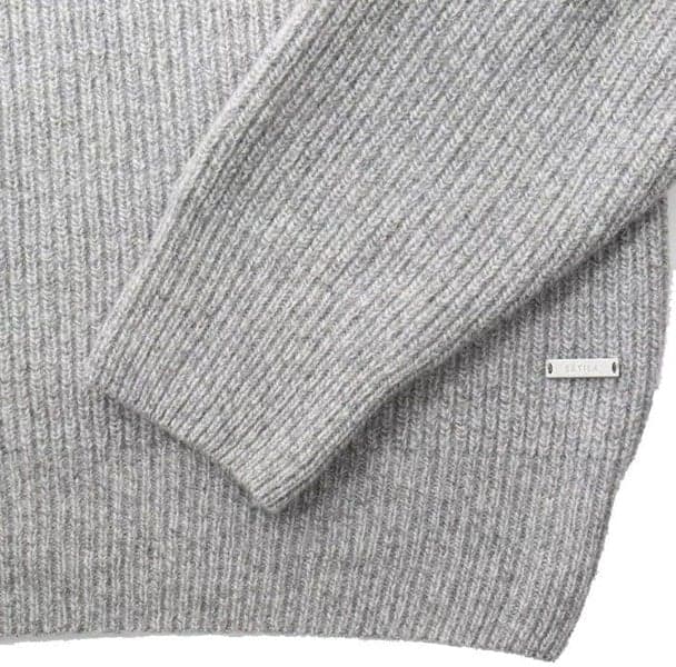 Sätila W's Surteby Polo Sweater Grey Melange, view: 2