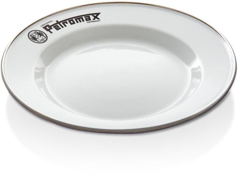 Enamel Plates 22 cm White 2-pack, view: 0