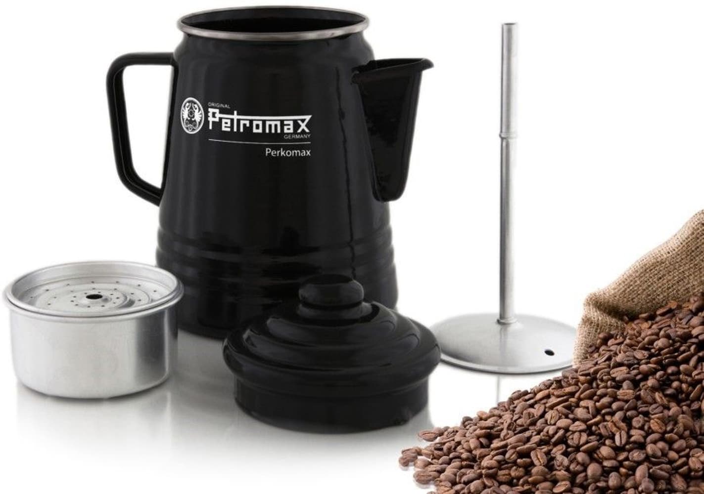 Tea and Coffee Percolator Perkomax Black 1,3L, view: 3