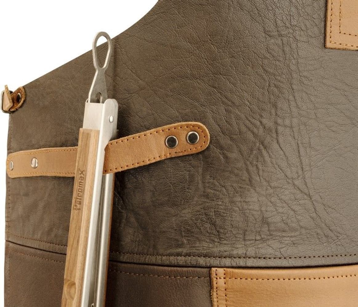 Buffalo Leather Apron with Cross Back Straps, view: 1