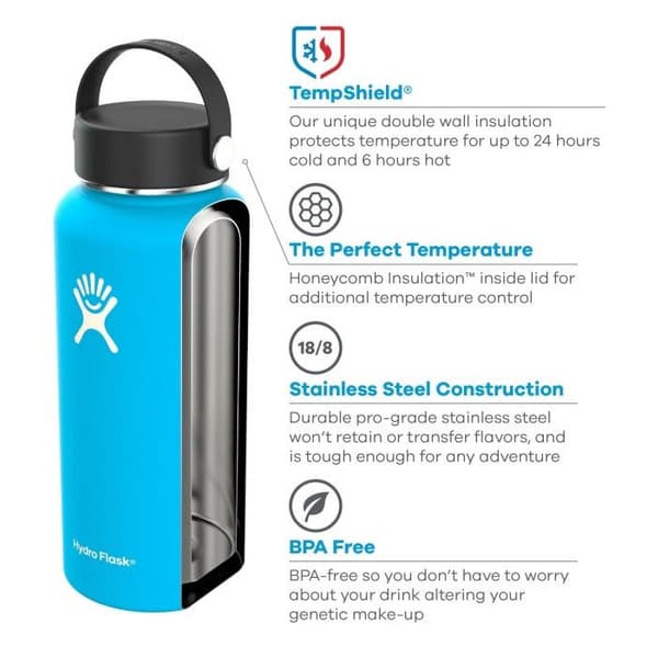 HydroFlask Wide Mouth Flex 946 ml Olive, view: 2