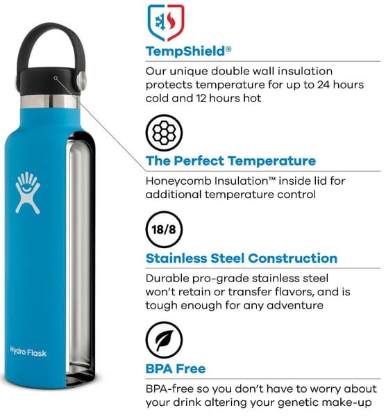 Insulated Standard Mouth Flex 532 ml Indigo, view: 2