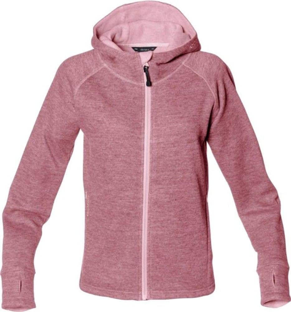 Wooly Hoodie Teen Dusty Pink, view: 0