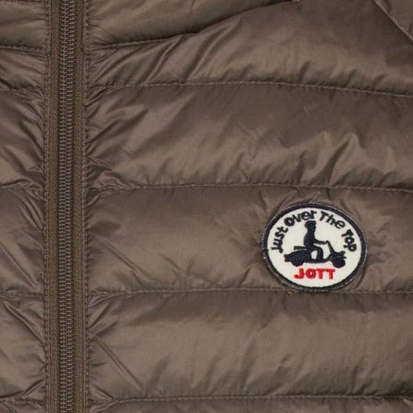 M's Tom Down Vest Taupe, view: 2