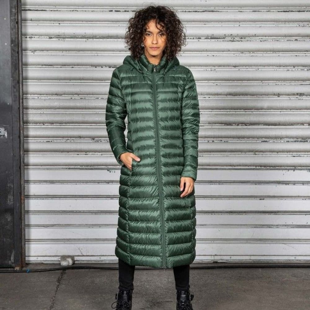 W's Laurie Long Down Coat Black, view: 2