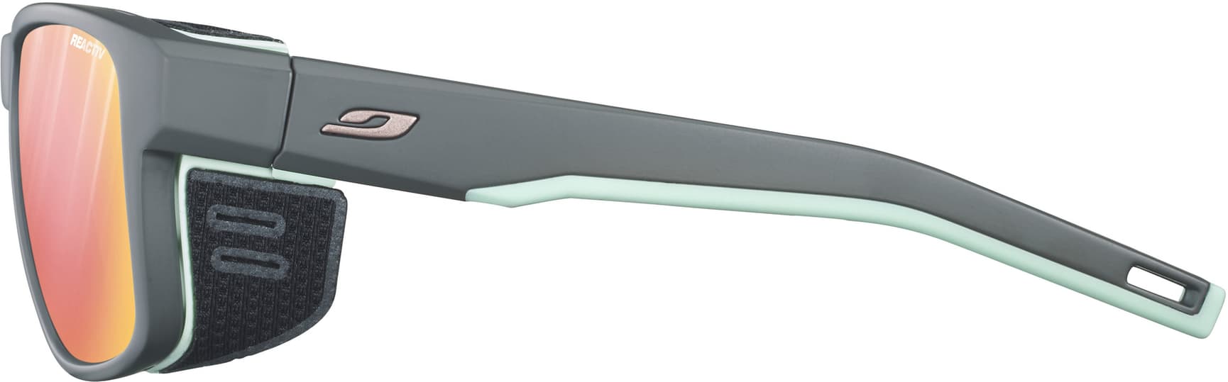 Shield Reactiv 2-3 Glare Control Matt Dark Gray / Pastel Green, view: 3