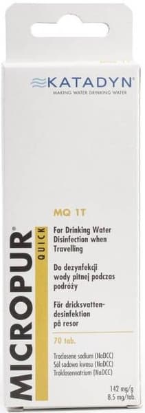 Vannrensingtabletter Micropur Quick, view: 0