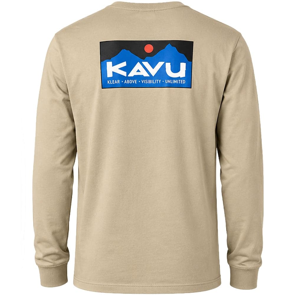 M's Ls Etch Art Long Sleeve Tee Classic Beige, view: 1
