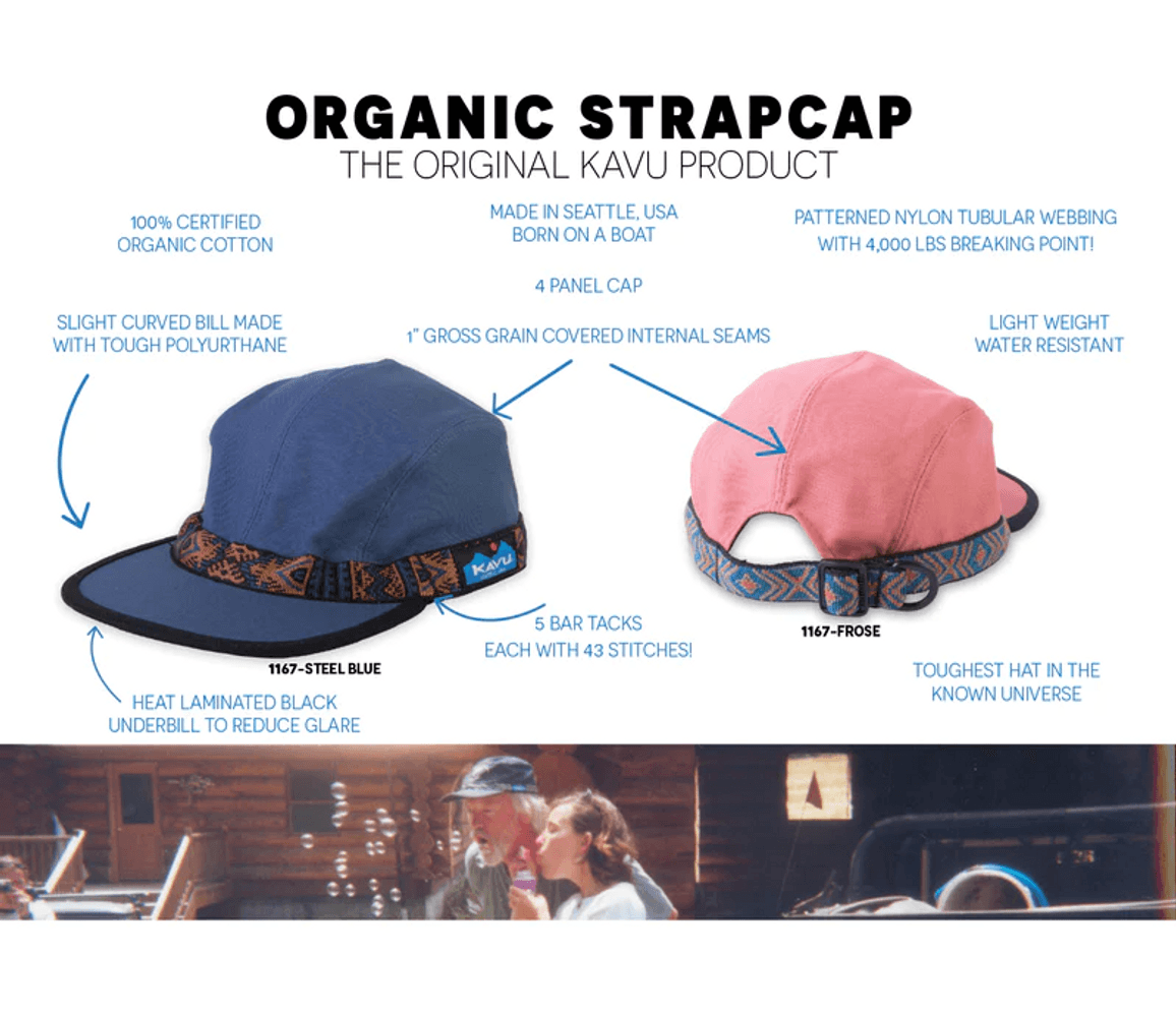 Organic Strapcap Steel Blue, view: 3