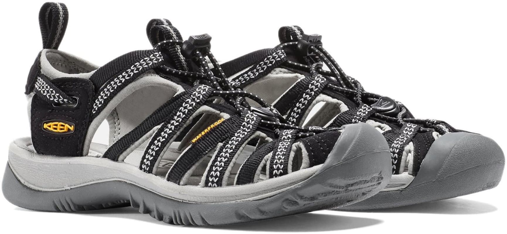 Keen W's Whisper Black/Neutral Gray, view: 3