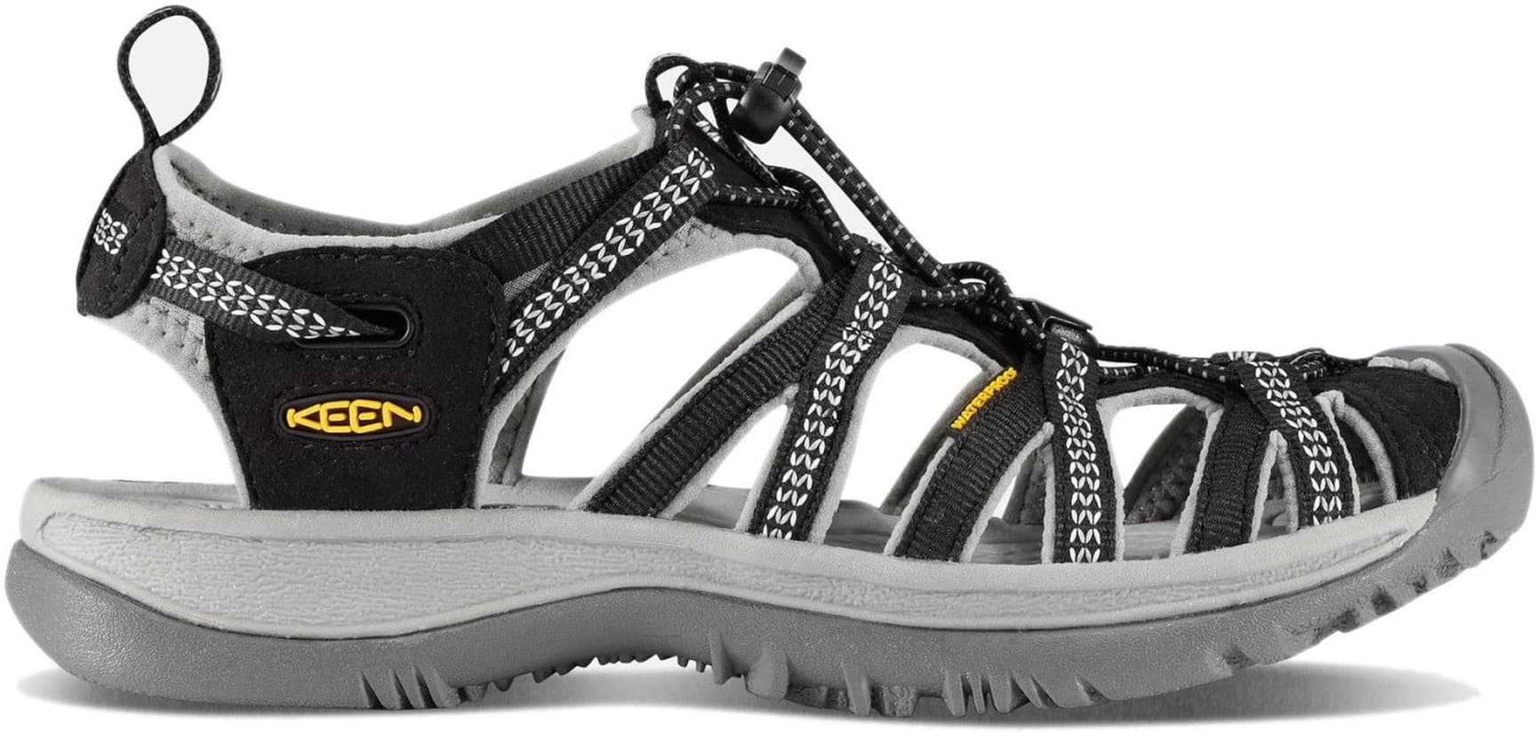 Keen W's Whisper Black/Neutral Gray, view: 0