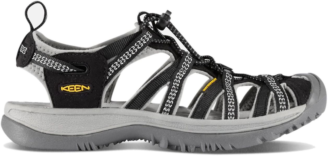Keen W's Whisper Black/Neutral Gray, view: 0