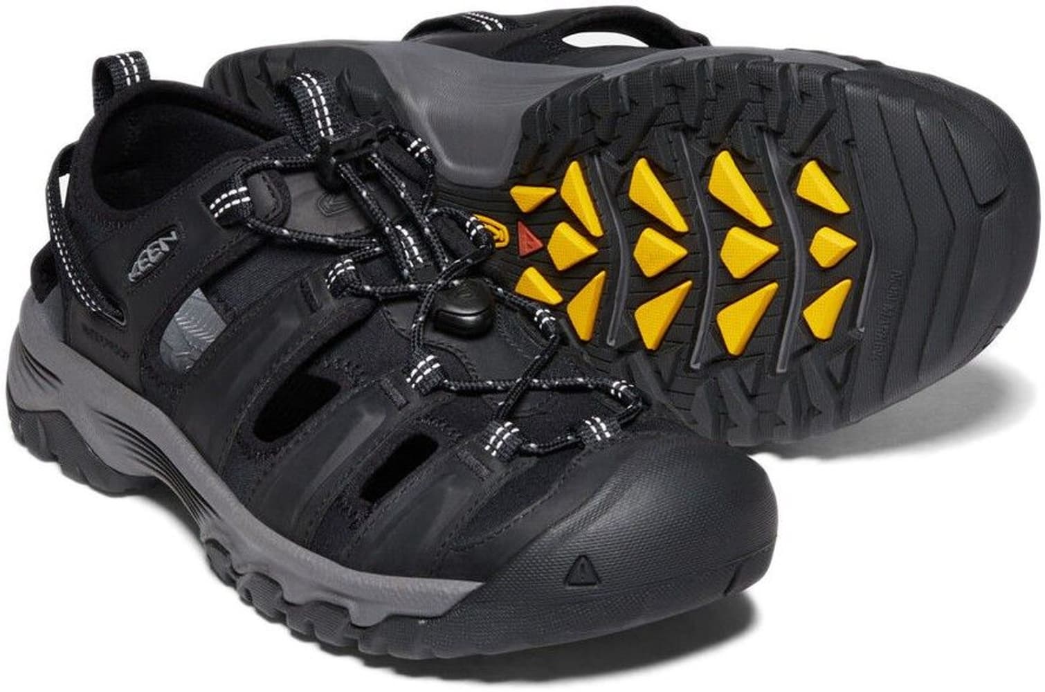 Keen M's Targhee III Sandal Black/Grey, view: 3