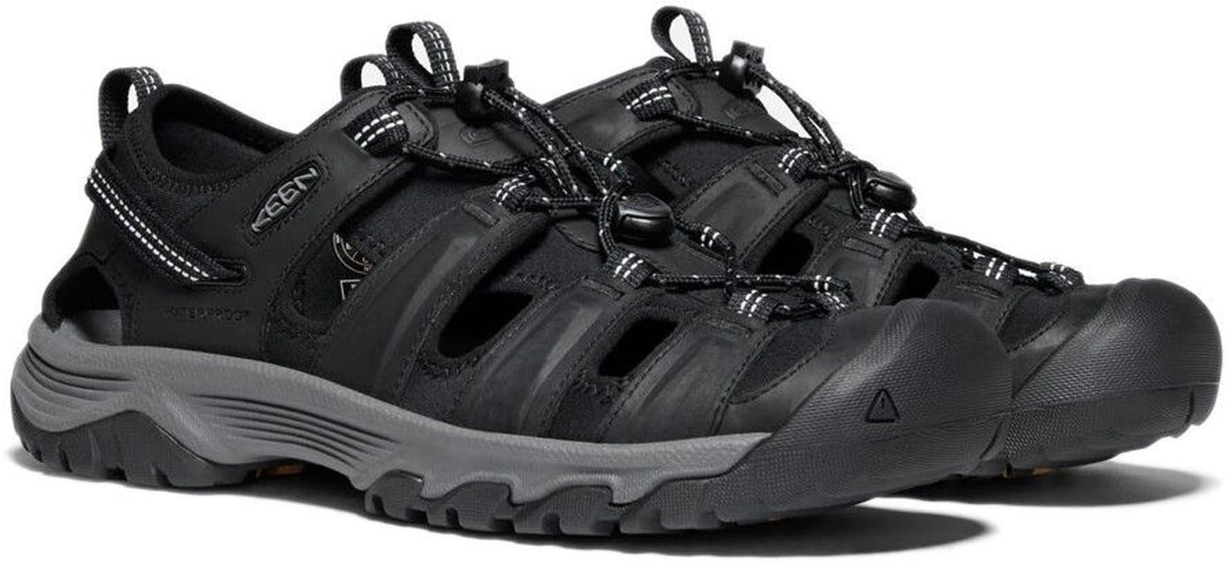 Keen M's Targhee III Sandal Black/Grey, view: 1