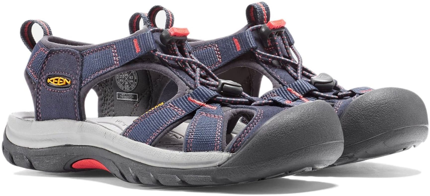 Keen W's Venice H2 Midnight Navy/Hot Coral, view: 2