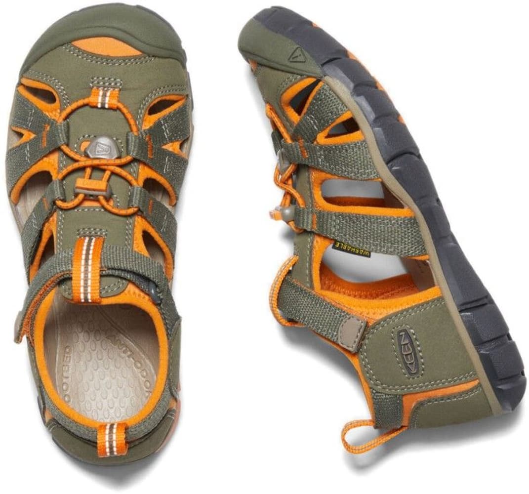 Keen Kids Seacamp II CNX Dusty Olive/Rust Orange, view: 4