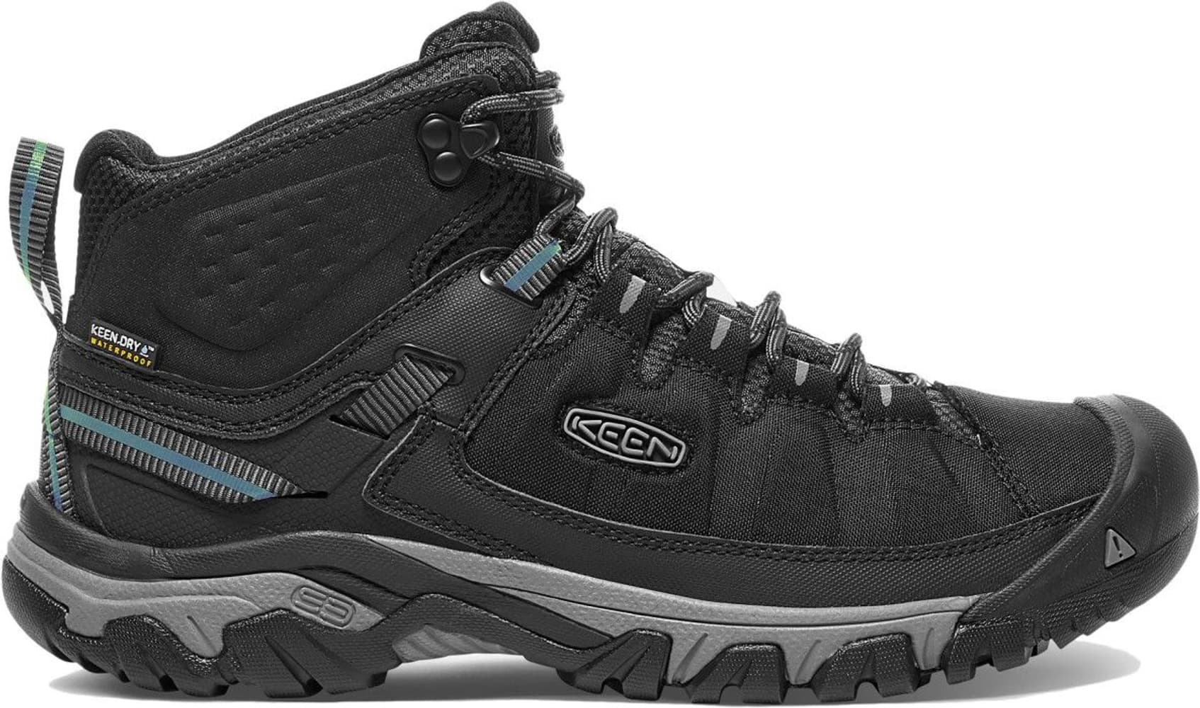 Keen M's Targhee Exp Mid Waterproof Black/Steel Grey, view: 0