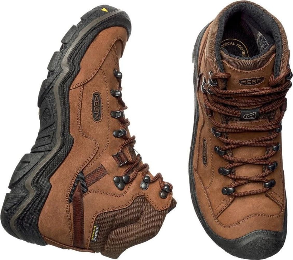 Keen M's Galleo Mid Waterproof Cognac/Dark Chocolate, view: 3