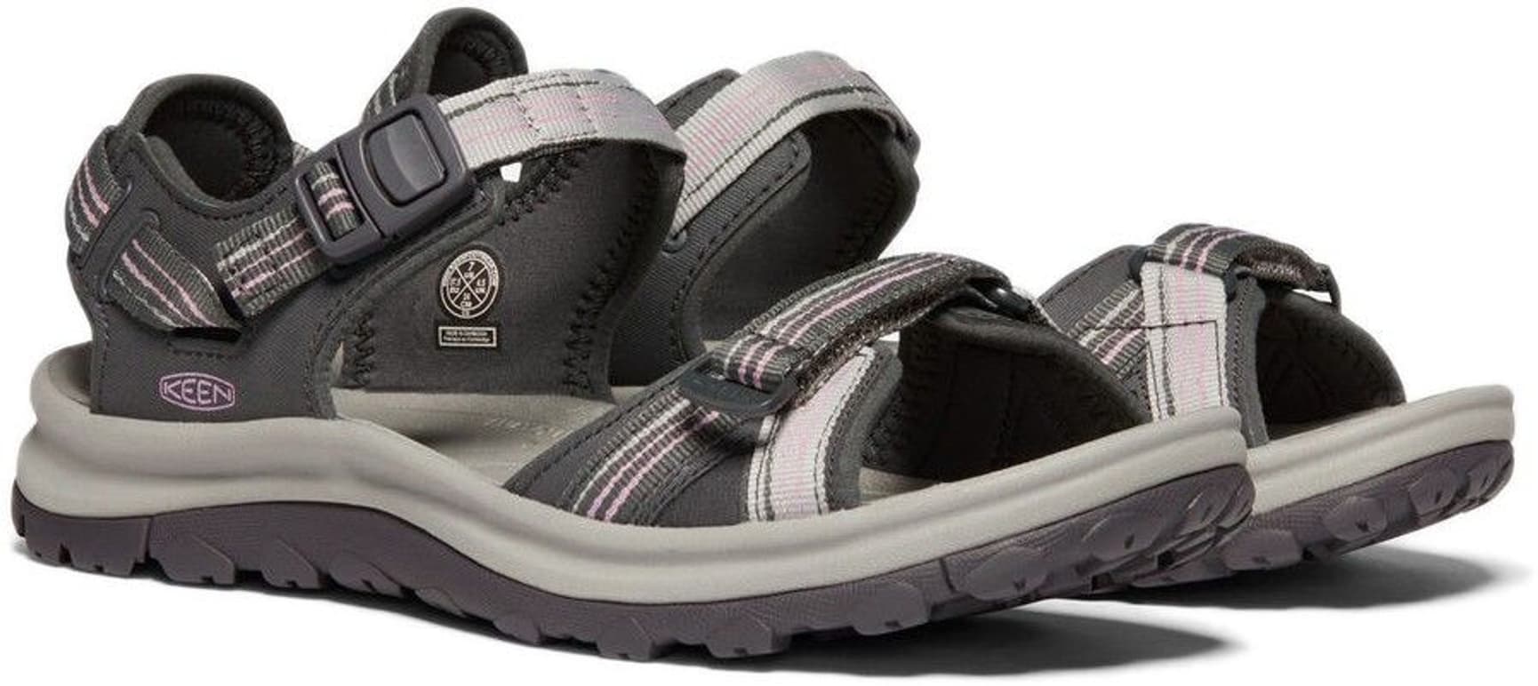Keen W's Terradora II Open Toe Sandal Dark Grey/Dawn Pink, view: 1