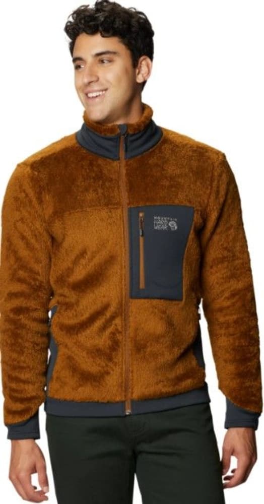 M's Monkey Fleece Jacket Golden Brown, view: 0