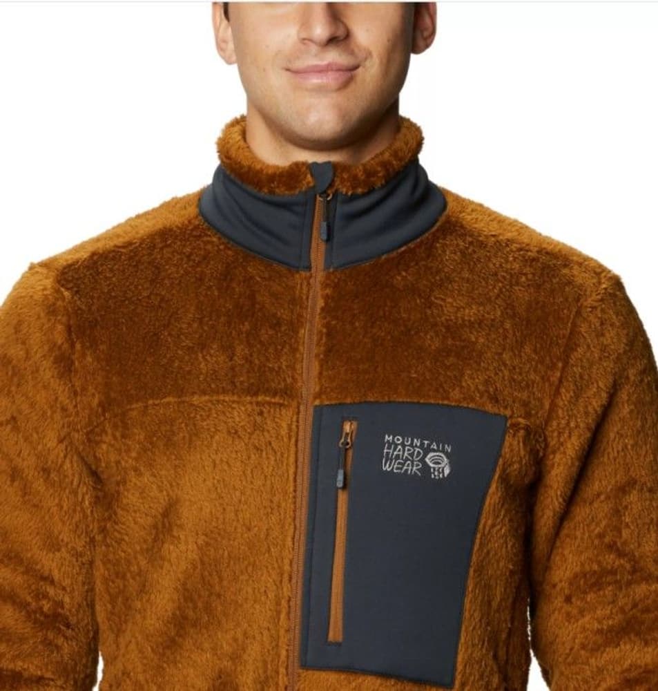 M's Monkey Fleece Jacket Golden Brown, view: 2