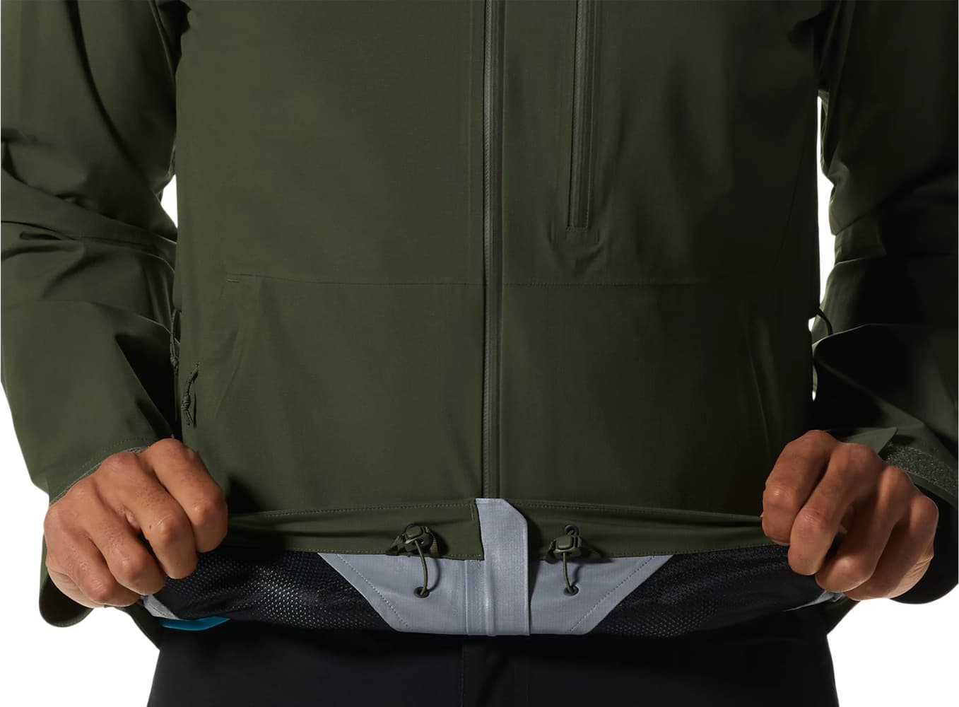 M's Stretch Ozonic Jacket Surplus Green, view: 3