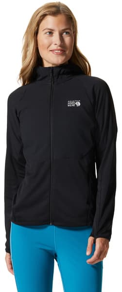 W's Stratus Range Full Zip Hoody Black, view: 0