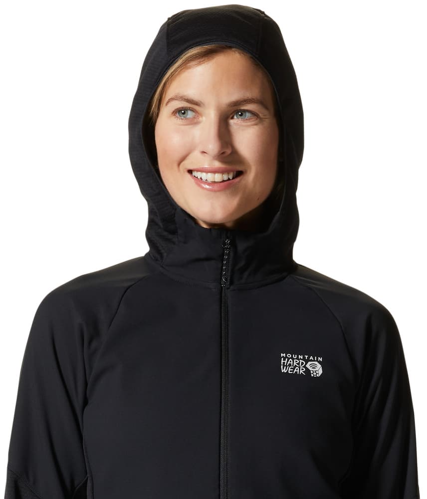W's Stratus Range Full Zip Hoody Black, view: 3