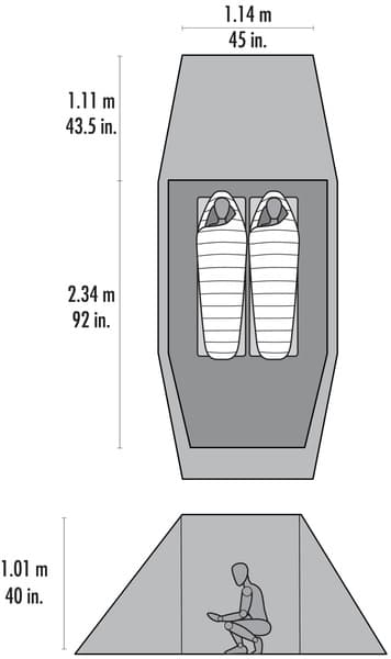 MSR Tindheim 2 footprint incl Green, view: 9