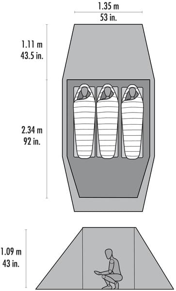 MSR Tindheim 3 footprint incl Green, view: 10