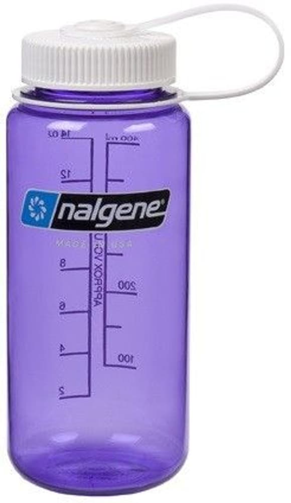 Flaska 0,5L Wide Mouth Purple Tritan /White, view: 0
