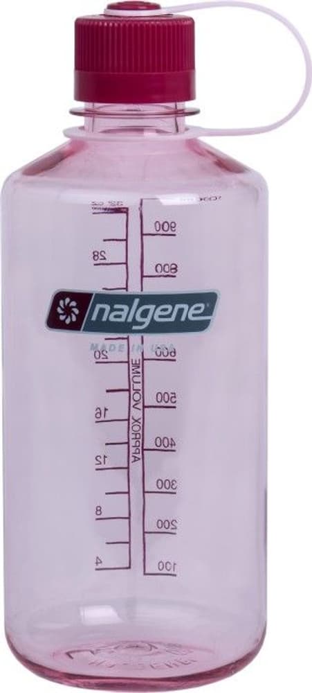 Narrow Mouth Bottle 1L Clear Pink, view: 0