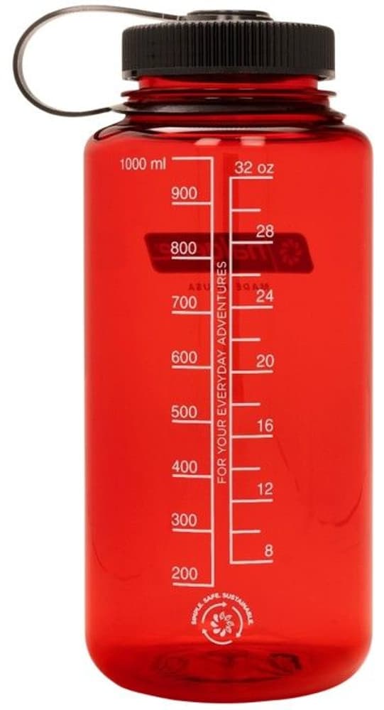 Bottle 1L Wide Mouth Sustain Red, view: 1