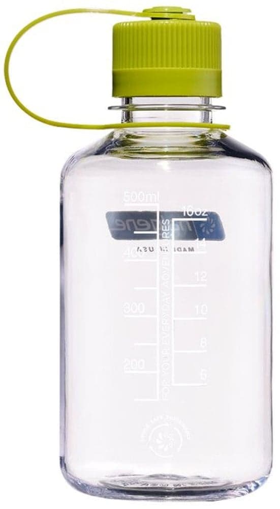 Bottle 0,5L Narrow Mouth Sustain Clear/green, view: 1