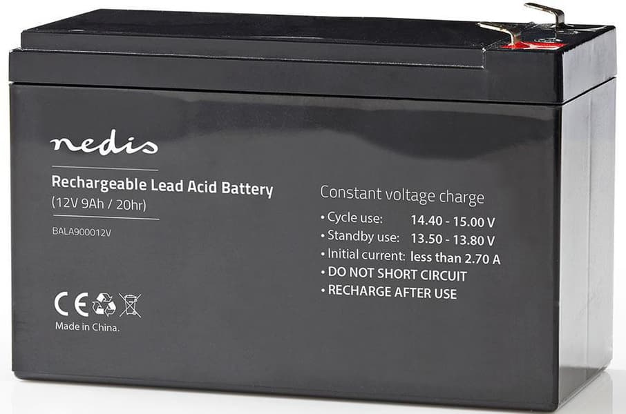 Uppladdningsbart Åtelkamerabatteri 12V 10Ah, view: 0