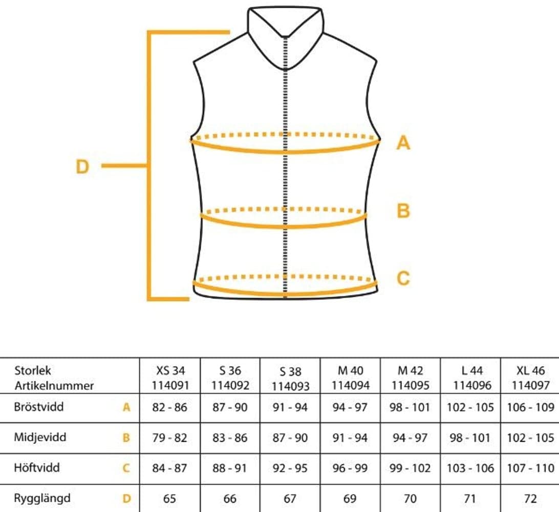 Varmevest Aspen Dame, view: 3