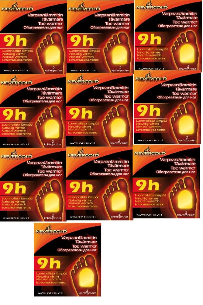 NEVERCOLD TÅVARMERE 10-PACK (10x2 stk)), view: 0