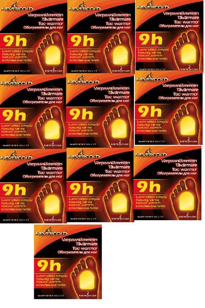 NEVERCOLD TÅVARMERE 10-PACK (10x2 stk)), view: 0