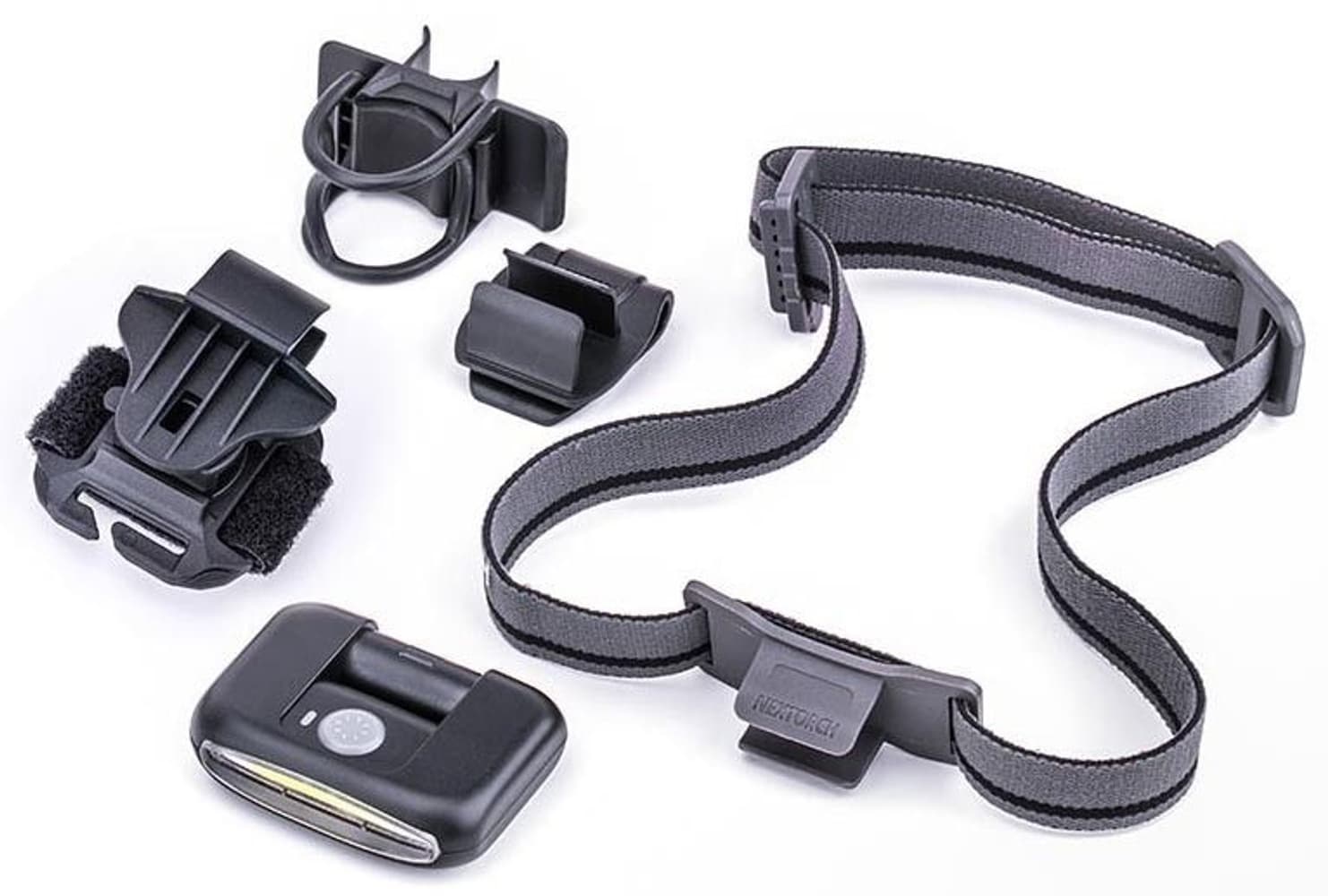 UT10 Multifunksjonslampe med hvit & rød LED (Pannlampa, hjälmlampa & cykellampa i ett), view: 1