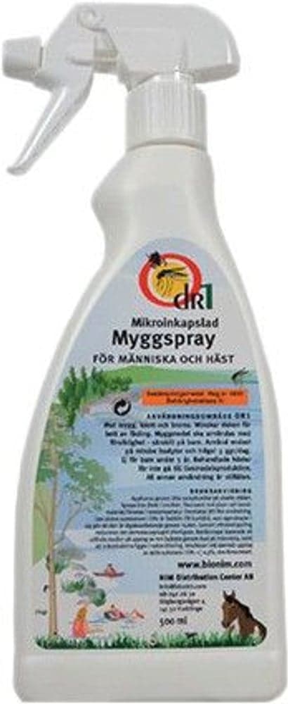 NIM DR1 Myggmiddel for menneske og hest 500 ml, view: 0