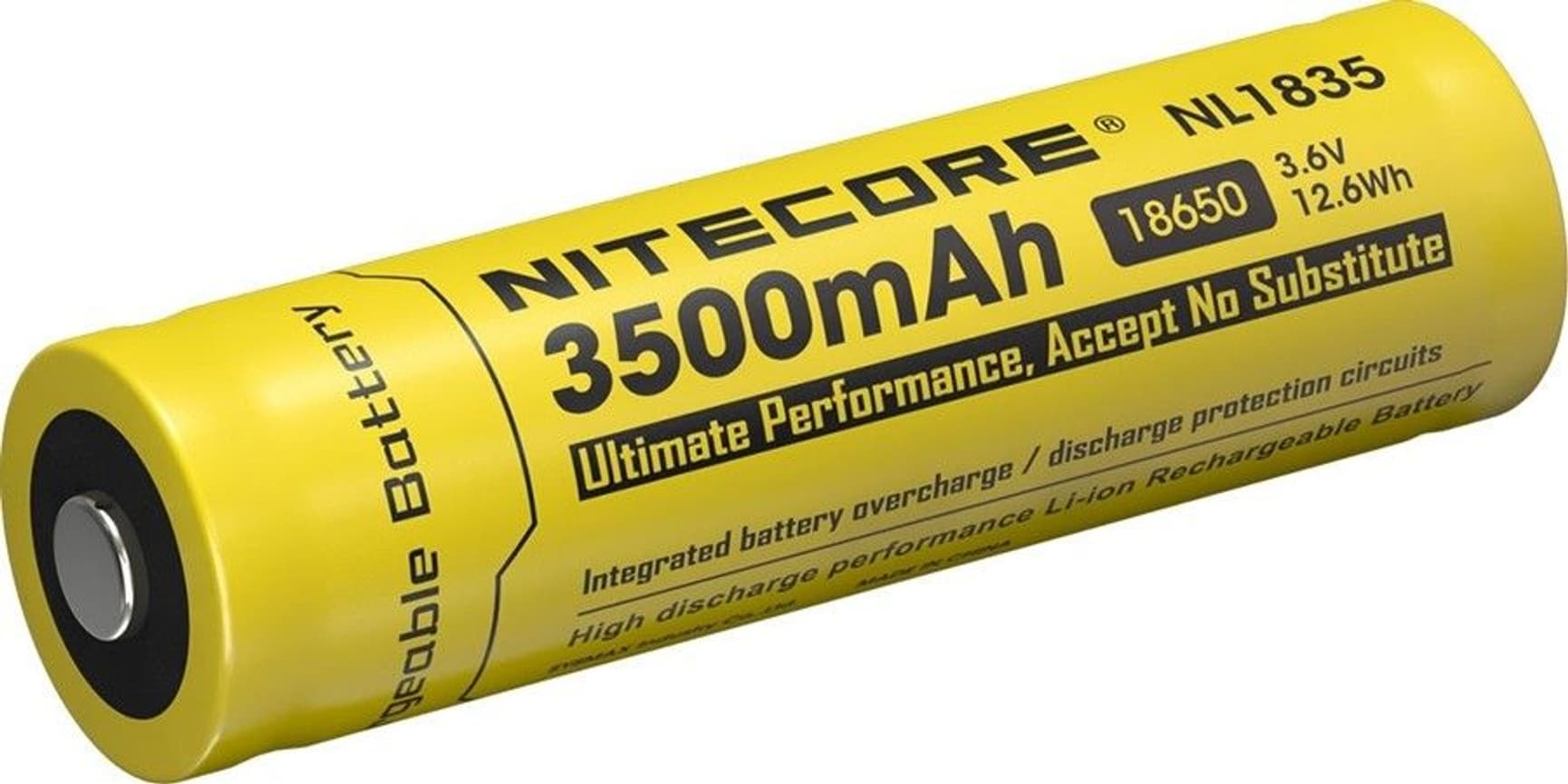 3500mAh 18650 Ladbart batteri, view: 0