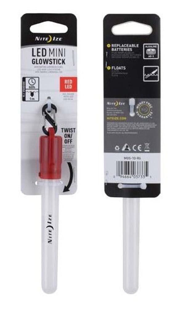 LED Mini Glowstick Red, view: 1