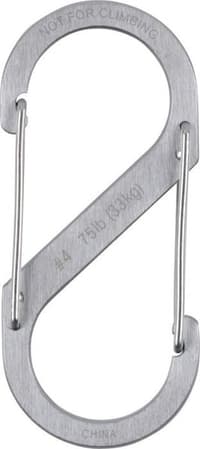 S-Biner Size #4 Stainless - view: 1