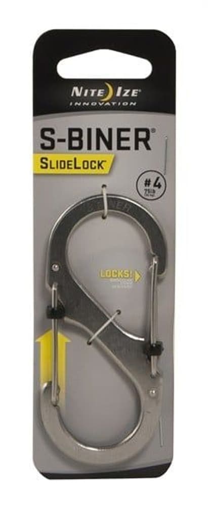 S-Biner SlideLock #4 Stainless, view: 0