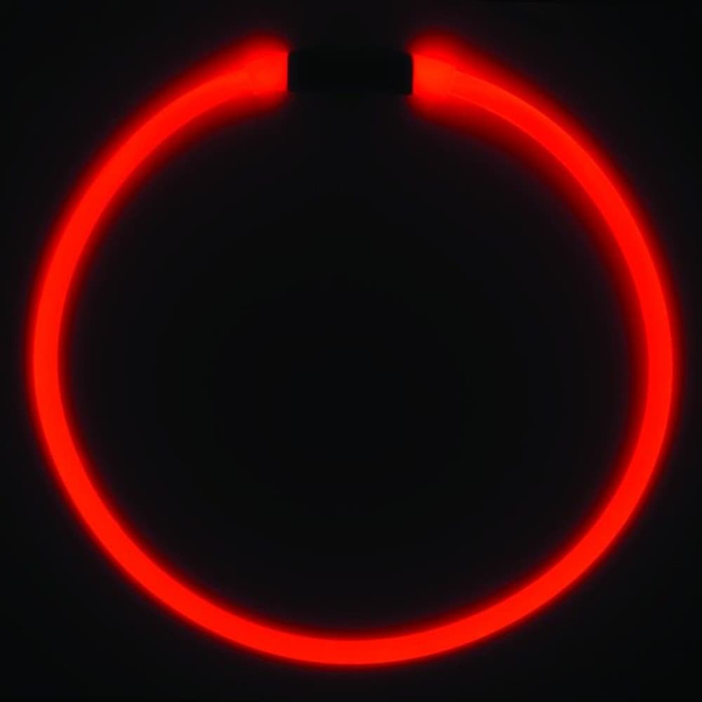 NiteHowl LED Safety Dog Halsbånd - Rød, view: 1