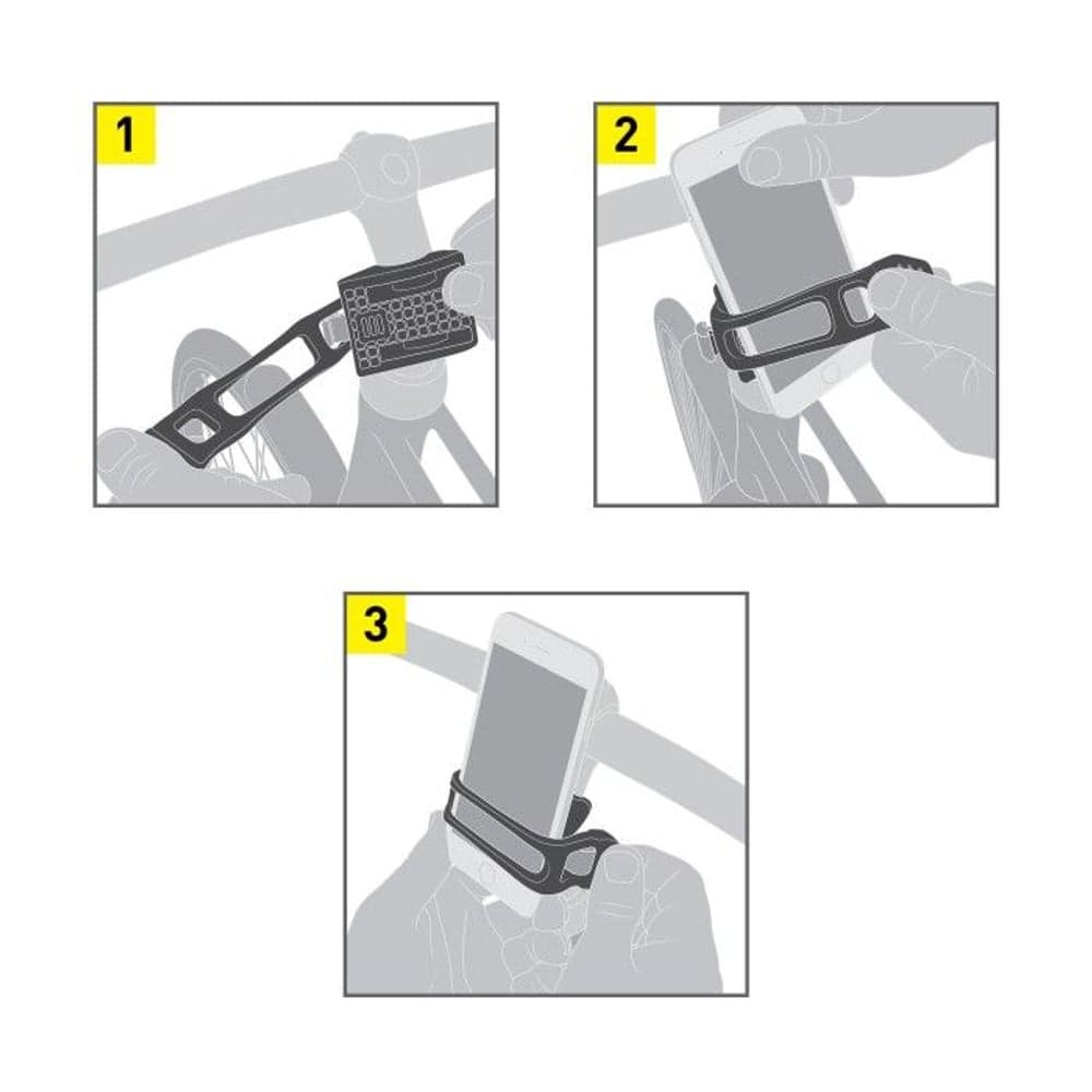 HandleBand Universal Smartphone Bar Mount - Charcoal, view: 1