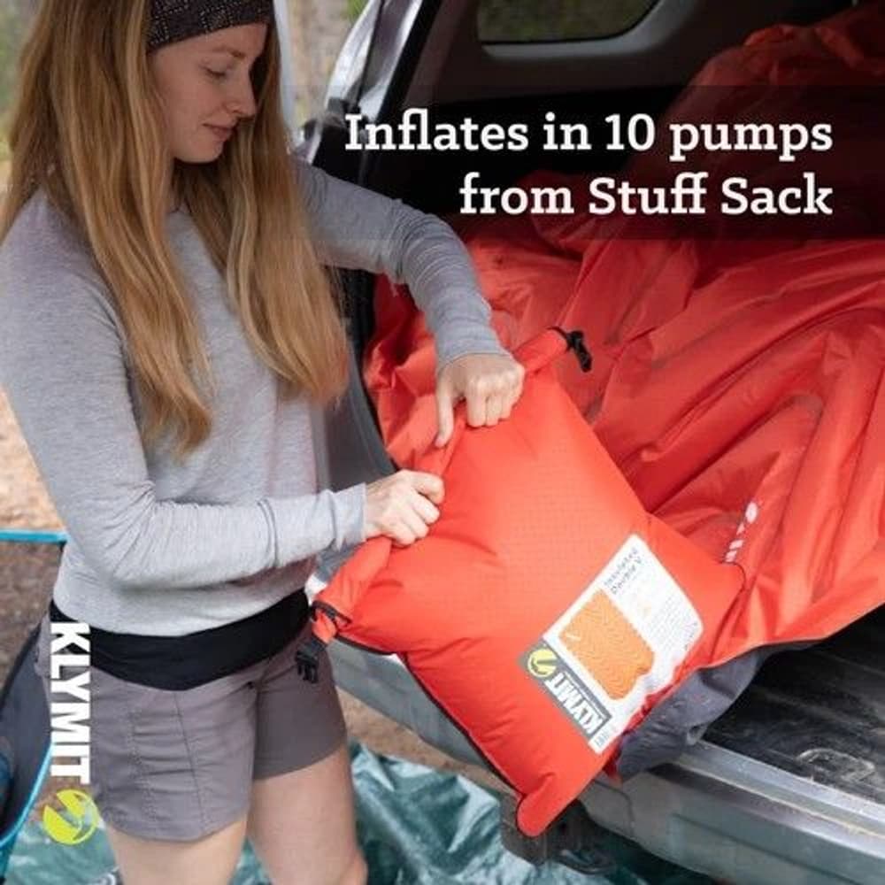 Insulated Double V Sleeping Pad Orange, view: 2