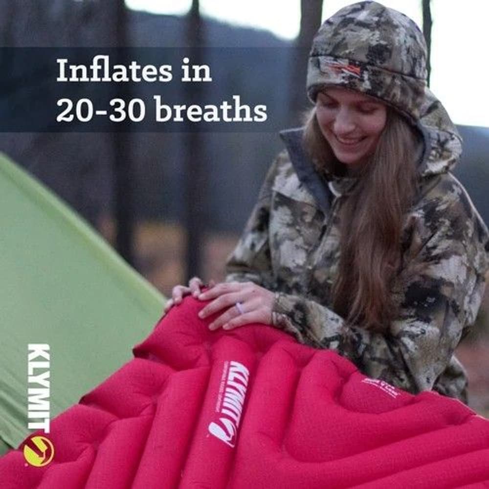 Insulated Static V Luxe Sleeping Pad Red, view: 3